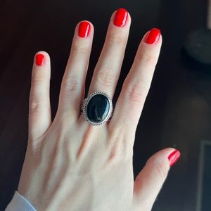 Synthetic Onyx Ring